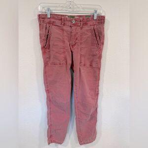 Anthropologie Pilcro The Wanderer Pants Salmon Pink Size 25 EUC